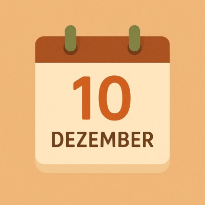 Historischer Kalender – 10. Dezember